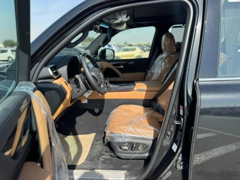 2025 Lexus LX 600 3.5 litre Petrol Black Tan GCC Specs