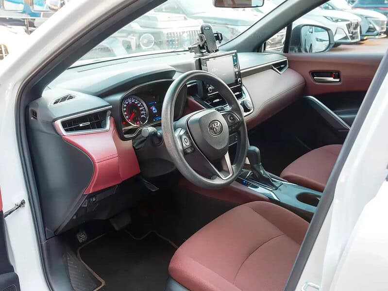 2023 Toyota Corolla Cross XL 4 Cylinder Economic Engine White Brown