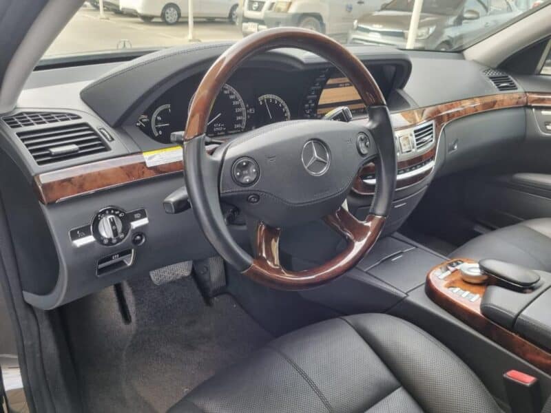 2007 Mercedes-Benz S 550 5.5 Liters 8 Cylinders V8 Engine BLACK