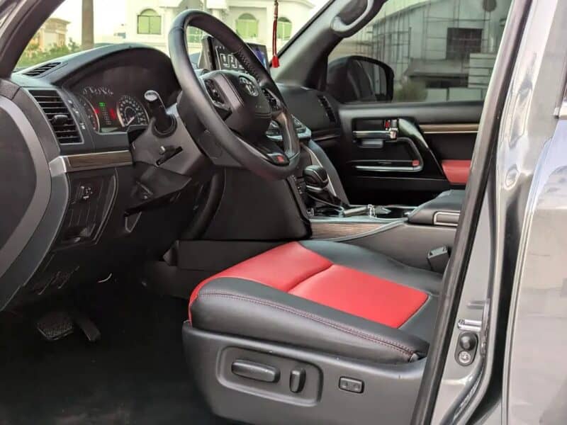 2011 Toyota Land Cruiser GXR GCC Engine V6 4.0L Grey Red