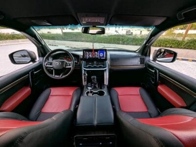 2011 Toyota Land Cruiser GXR GCC Engine V6 4.0L Grey Red