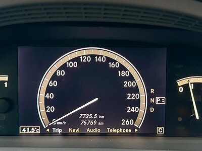 2006 Mercedes-Benz S 350 3.5-liter V6 Engine White Black