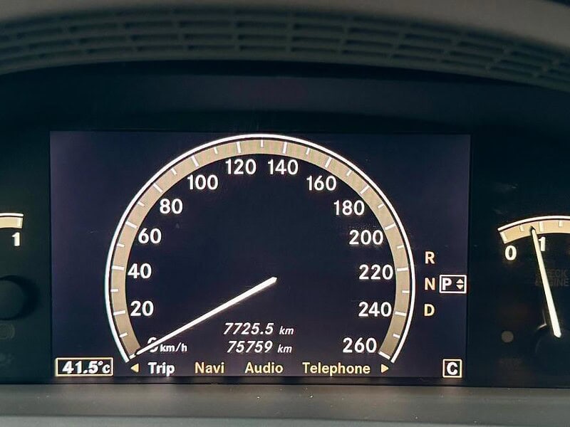 2006 Mercedes-Benz S 350 3.5-liter V6 Engine White Black