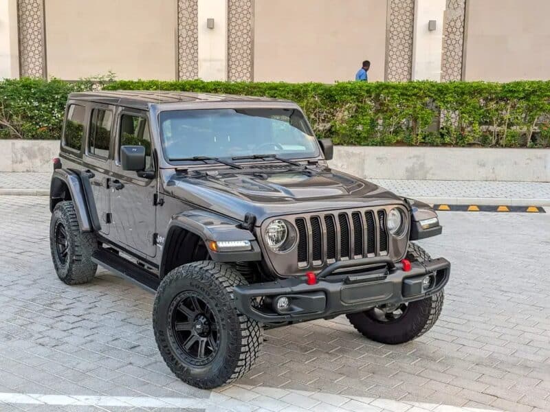 2020 Jeep Wrangler Unlimited Sahara 4X4 IN EXCELLENT CONDITION Grey Black