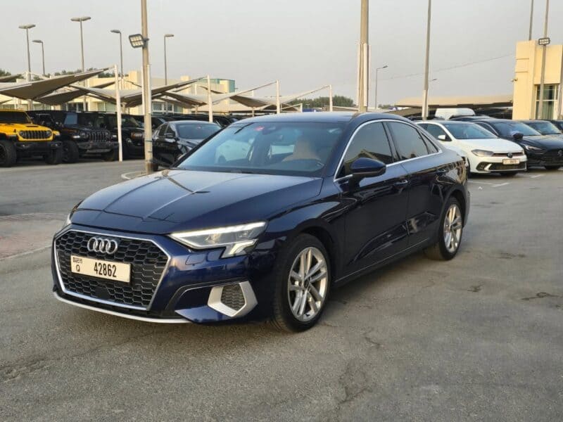 2022 Audi A3 35 TFSI 1.5-liter 4 Cylinder Engine Black Beige