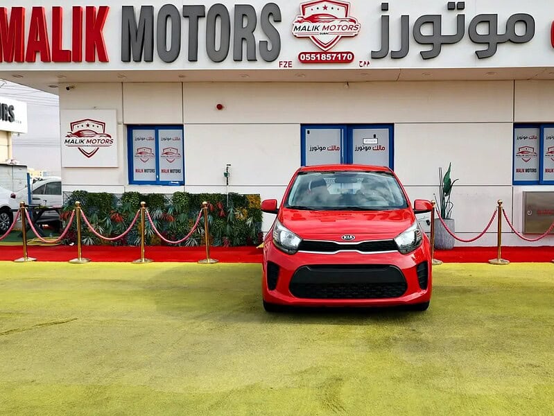 2018 Kia Picanto Base 4 Cylinder Engine Perfect Condition Red Beige