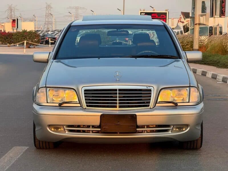 1998 Mercedes-Benz C-Class C43 AMG 8 Cylinder Clean Title Silver Black