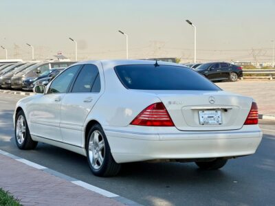 2004 Mercedes-Benz S 350 3.7 Liters V6 Engine White Black