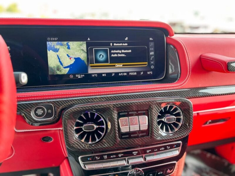 2022 Mercedes-Benz G 63 AMG 4MATIC SUV BRABUS KIT White Red