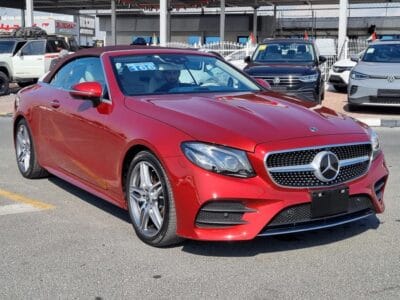 MERCEDES-BENZ E 400 RED 2018 Petrol