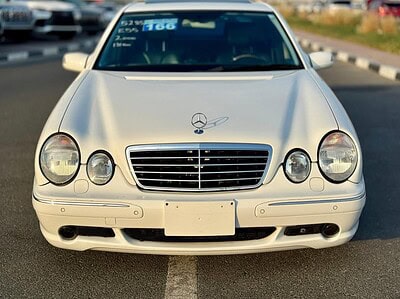 2000 Mercedes-Benz E 55 AMG 5.4 liters V8 Engine White Black