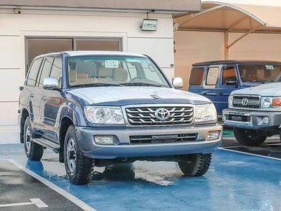 2007 Toyota Land Cruiser GX 4.5L 6 Cylinder Engine 2007 Manual Blue Beige