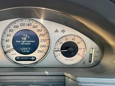 2004 Mercedes-Benz E 320 3.2-liter V6 Engine White Black