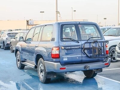 2007 Toyota Land Cruiser GX 4.5L 6 Cylinder Engine 2007 Manual Blue Beige