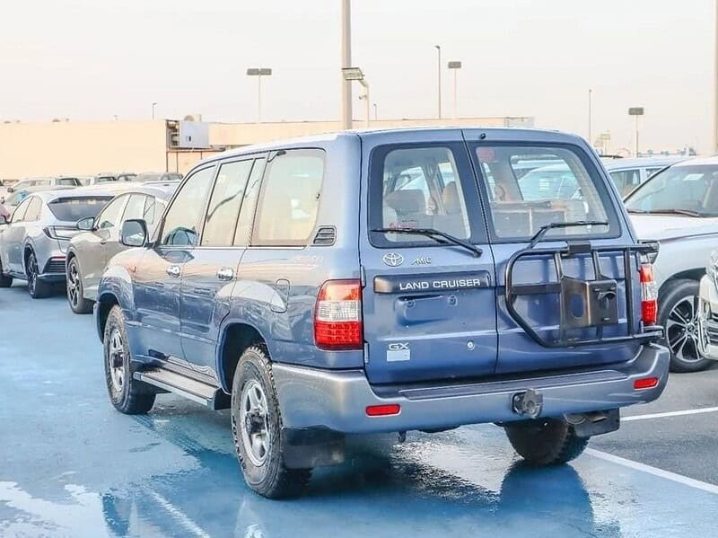 2007 Toyota Land Cruiser GX 4.5L 6 Cylinder Engine 2007 Manual Blue Beige