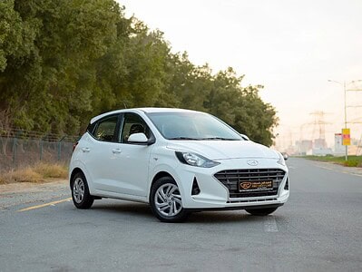 2023 Hyundai Grand i10 Smart 1.2L 4 Cylinder Engine GCC White Grey