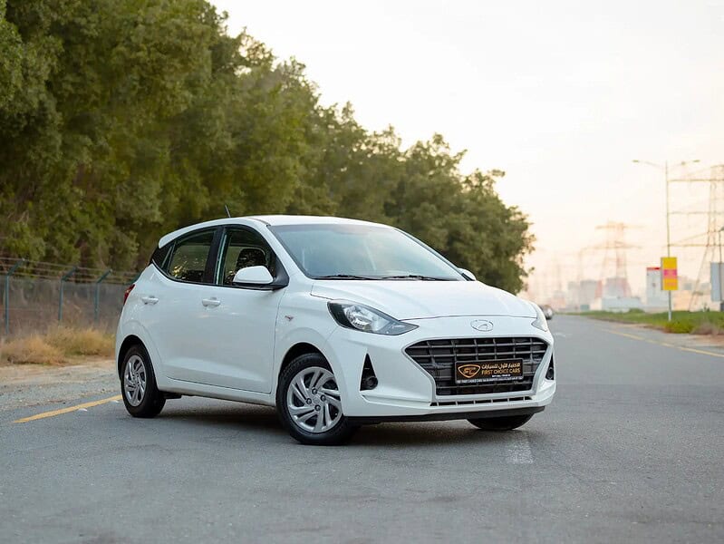 2023 Hyundai Grand i10 Smart 1.2L 4 Cylinder Engine GCC White Grey