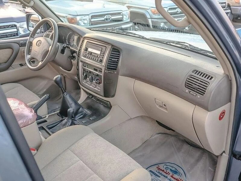 2007 Toyota Land Cruiser GX 4.5L 6 Cylinder Engine 2007 Manual Blue Beige