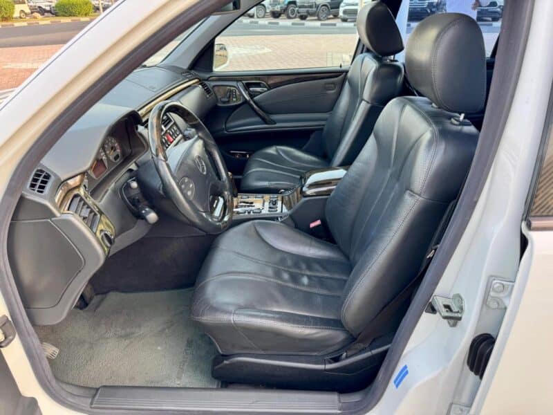 2000 Mercedes-Benz E 55 AMG 5.4 liters V8 Engine White Black