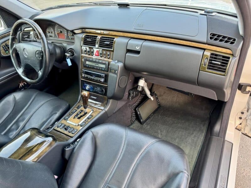 2000 Mercedes-Benz E 55 AMG 5.4 liters V8 Engine White Black