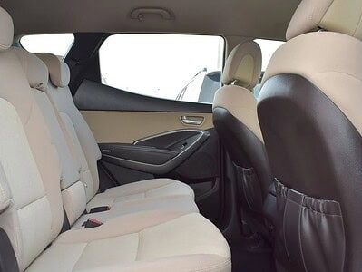2016 Hyundai Santa Fe 4WD SUV Petrol GCC Specs White Beige