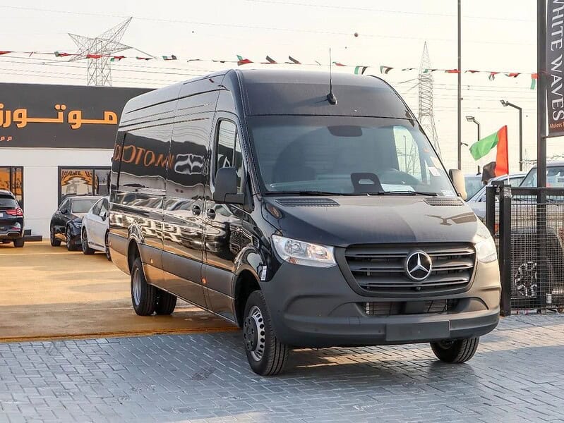 2025 Mercedes-Benz Sprinter 519 CDI 2.0L Diesel Cargo Van Black