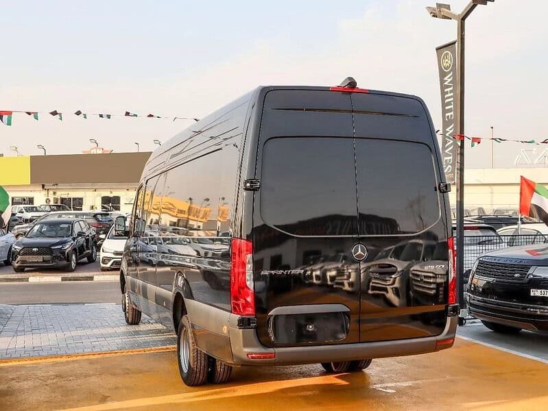 2025 Mercedes-Benz Sprinter 519 CDI 2.0L Diesel Cargo Van Black