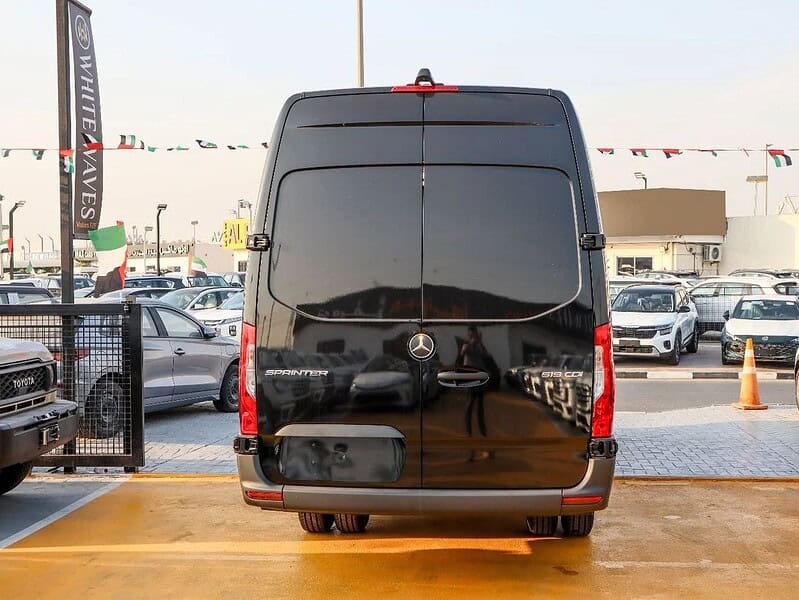 2025 Mercedes-Benz Sprinter 519 CDI 2.0L Diesel Cargo Van Black
