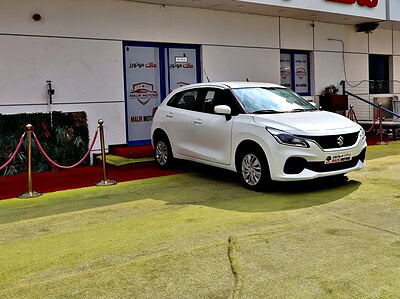 2024 Suzuki Baleno GLX 4 Cylinder Engine GCC Specs White Black