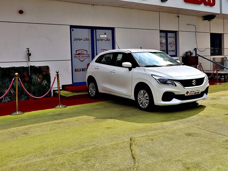 2024 Suzuki Baleno GLX 4 Cylinder Engine GCC Specs White Black