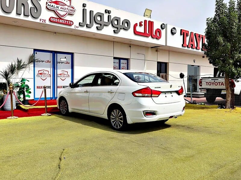 2023 Suzuki Ciaz Standard 4 Cylinder Engine Sedan GCC Specs White Beige