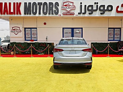 2021 Hyundai Accent GL 4 Cylinder Engine GCC Specs Silver Beige