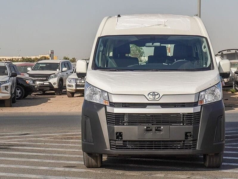 2025 Toyota HiAce 3.5L MT Petrol 6 Cylinder Engine GCC Specs White Beige