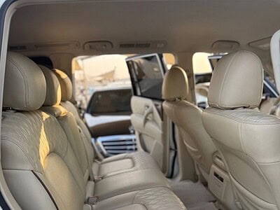 2013 Nissan Patrol SE 4.0 litre 6 Cylinder Engine SUV White Beige