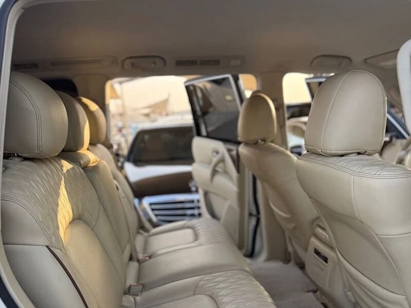 2013 Nissan Patrol SE 4.0 litre 6 Cylinder Engine SUV White Beige