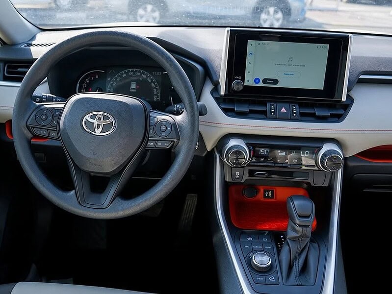 2025 Toyota RAV4 4 Cylinder Engine SUV GCC Specs White Grey