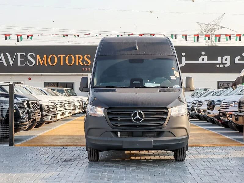 2025 Mercedes-Benz Sprinter 519 CDI 2.0L Diesel Cargo Van Black