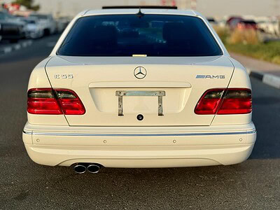 2000 Mercedes-Benz E 55 AMG 5.4 liters V8 Engine White Black