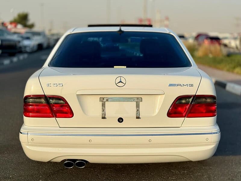 2000 Mercedes-Benz E 55 AMG 5.4 liters V8 Engine White Black