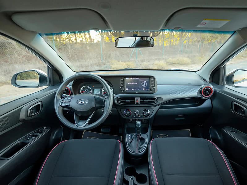 2023 Hyundai Grand i10 Smart 1.2L 4 Cylinder Engine GCC White Grey