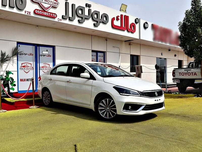 2023 Suzuki Ciaz Standard 4 Cylinder Engine Sedan GCC Specs White Beige