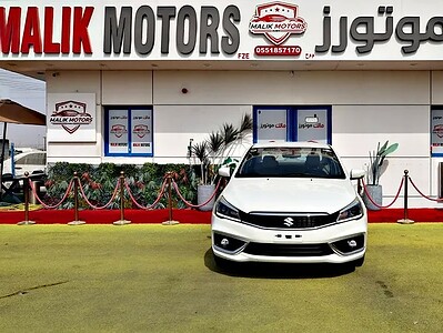 2023 Suzuki Ciaz Standard 4 Cylinder Engine Sedan GCC Specs White Beige