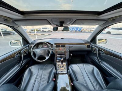 2000 Mercedes-Benz E 55 AMG 5.4 liters V8 Engine White Black