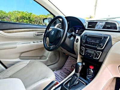 2023 Suzuki Ciaz Standard 4 Cylinder Engine Sedan GCC Specs White Beige