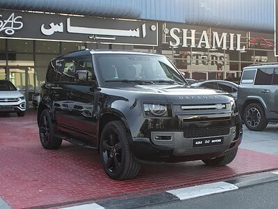 2025 Land Rover Defender 110 X-Dynamic HSE 6 Cylinder Engine Black Tan