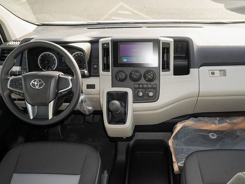 2025 Toyota HiAce 3.5L MT Petrol 6 Cylinder Engine GCC Specs White Beige
