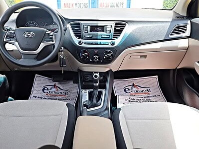 2021 Hyundai Accent GL 4 Cylinder Engine GCC Specs Silver Beige