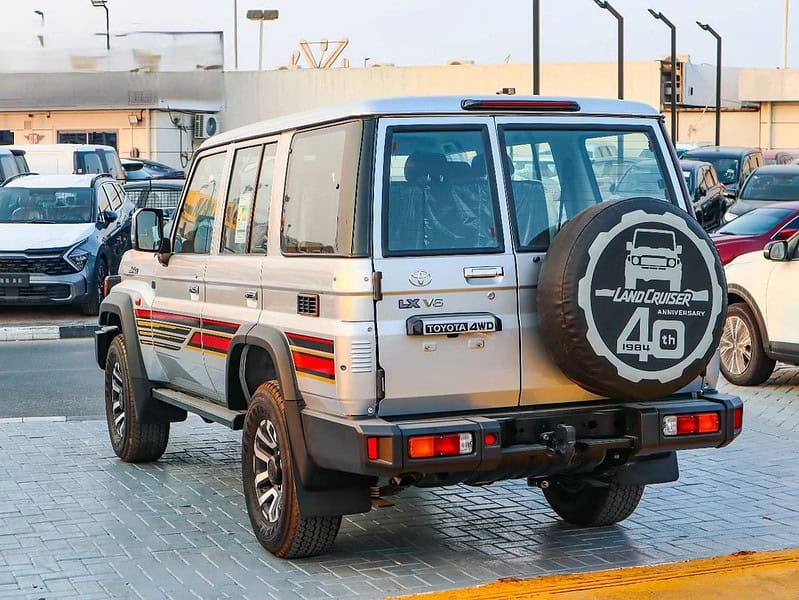 2025 Toyota Land Cruiser 70 DLX 4.0L -Door Hardtop Full Option Silver Tan