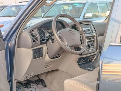 2007 Toyota Land Cruiser GX 4.5L 6 Cylinder Engine 2007 Manual Blue Beige