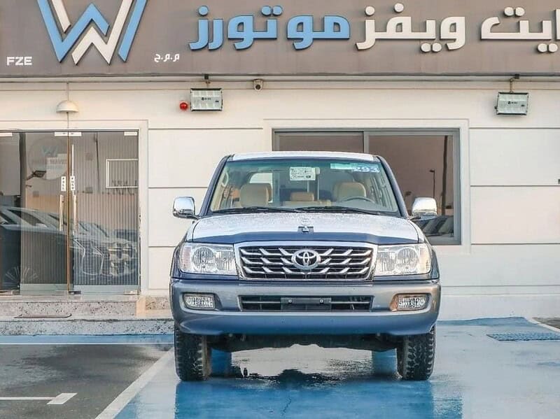 2007 Toyota Land Cruiser GX 4.5L 6 Cylinder Engine 2007 Manual Blue Beige